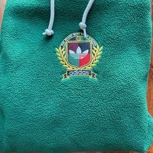 Vintage Men’s Small Adidas Green Hoodie 💚
